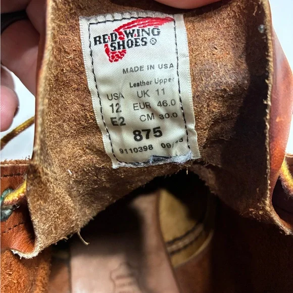 Red Wing Men's Heritage Moc Lug leather boots in Men’s size 12. - Picture 5 of 12